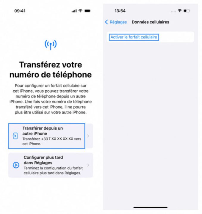 Ios 18.5 : free mobile active le transfert et la conversion eSIM
