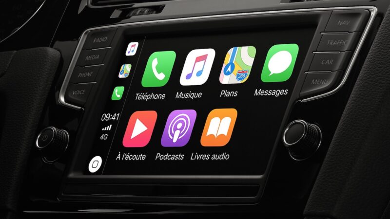 Apple retire le streaming vidéo de l&rsquo;application sidecar sur carplay