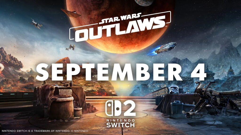 Star wars outlaws arrive sur switch 2 le 4 septembre