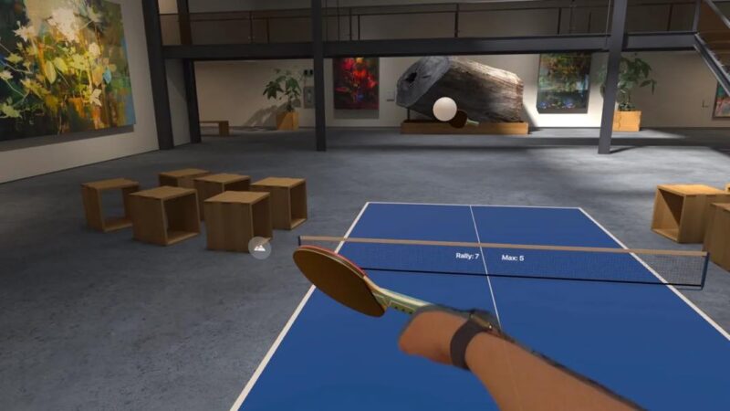 Ping pong club disponible gratuitement sur apple vision pro