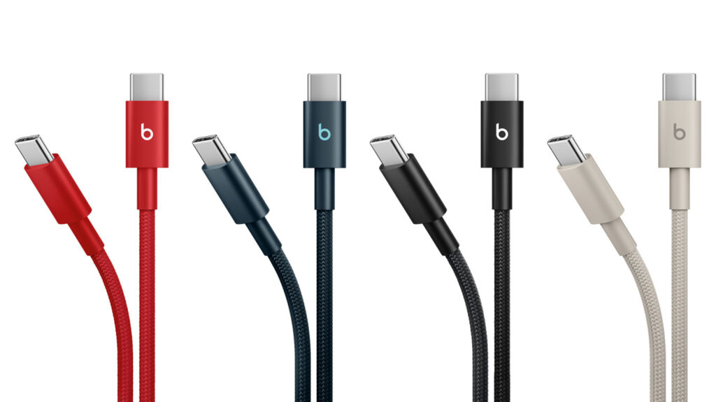 Nouveaux câbles de charge beats disponibles
