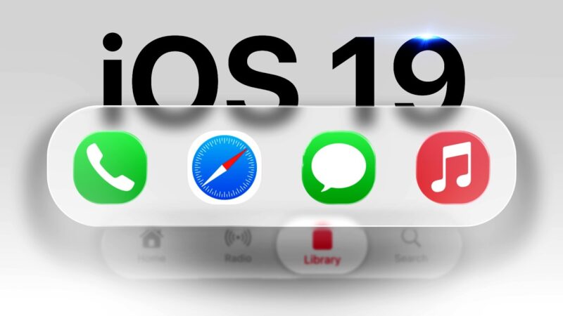 Ios 19 dévoile une interface avec icônes arrondies et barre flottante