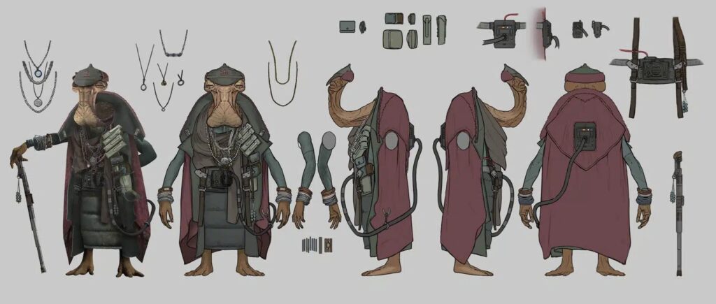 Star wars eclipse : des croquis préparatoires révèlent de nouvelles races