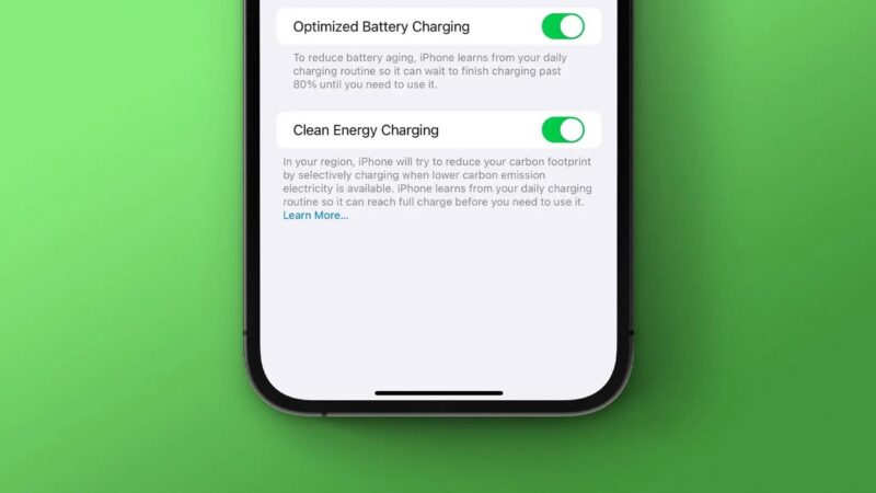 Apple active la charge verte sur les iphone en magasin