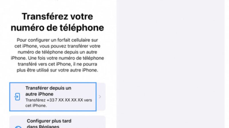Ios 18.5 : free mobile active le transfert et la conversion eSIM