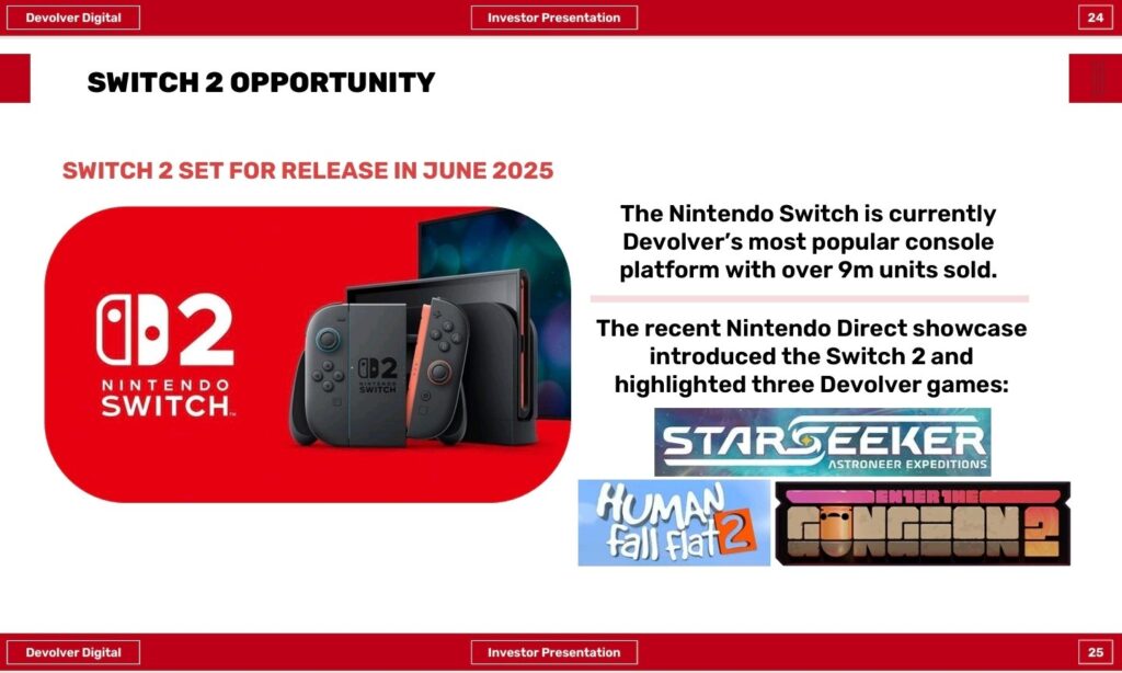 La switch, console la plus populaire de devolver digital