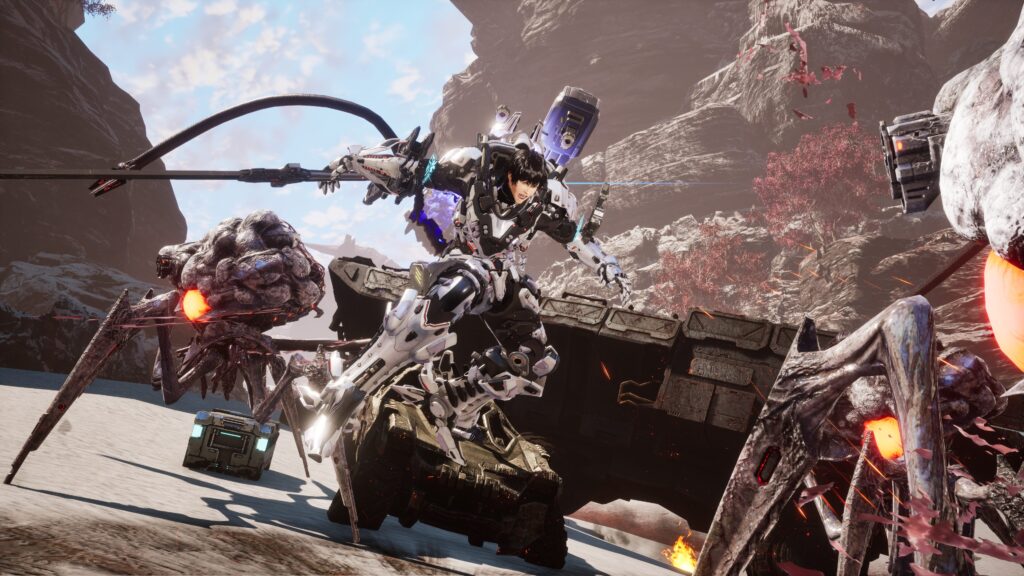 Daemon x machina : titanic scion présente ses mécaniques de combat