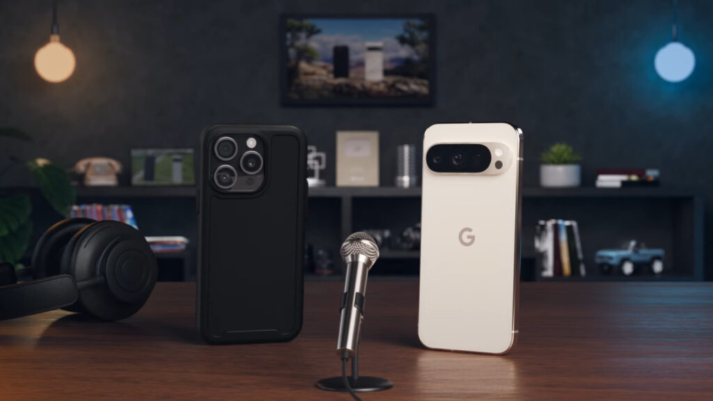 Google se moque d'apple sur le design de l'iphone 17