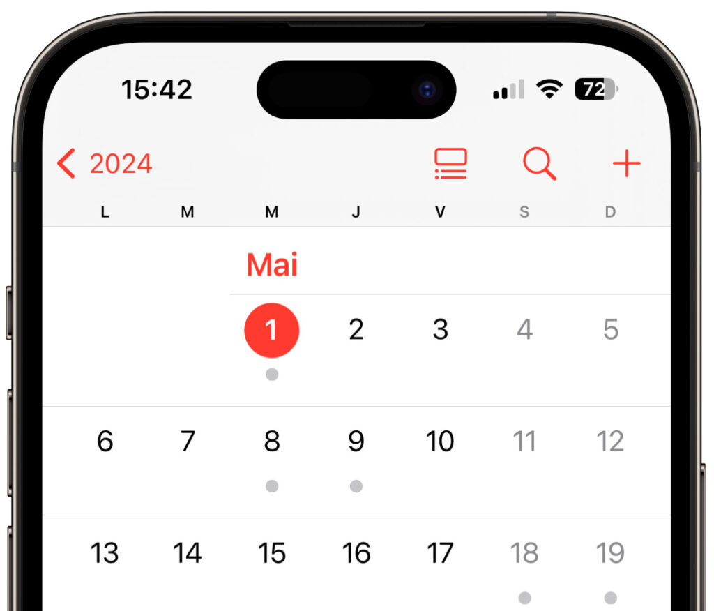 Apple prépare une refonte majeure de son application calendrier