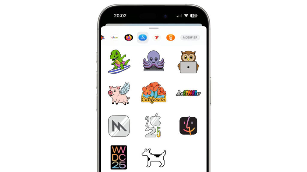Apple met à jour son application developer avec des autocollants pour la wwdc 2025