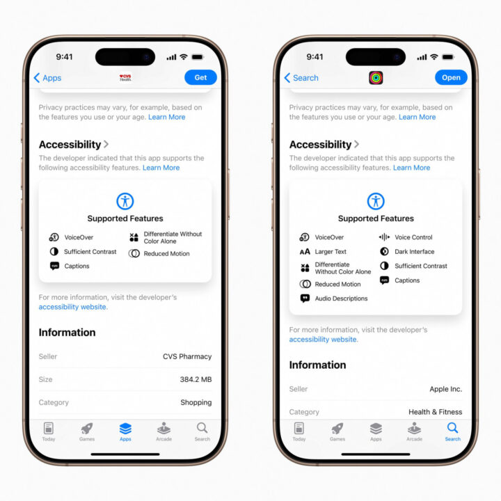 Nouvelles fonctionnalités daccessibilité pour les appareils apple