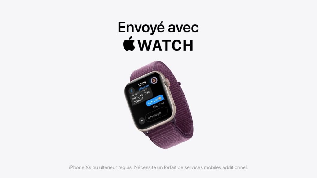 Apple watch : des publicités pour enfants mettant en avant la communication
