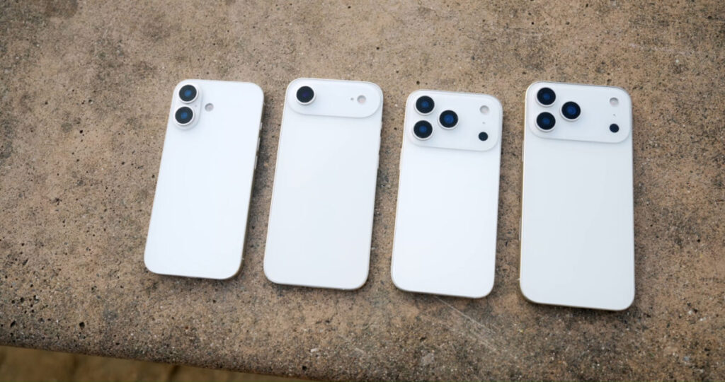 Google se moque d'apple sur le design de l'iphone 17