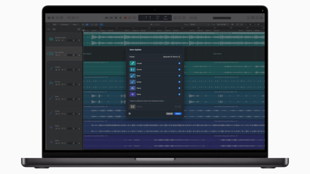 Nouveautés de la mise à jour de logic pro sur mac et ipad