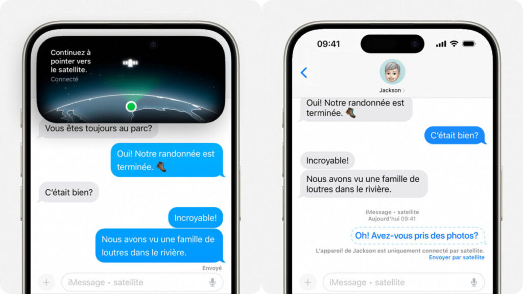 Lancement des fonctionnalités messages et localiser par satellite au mexique