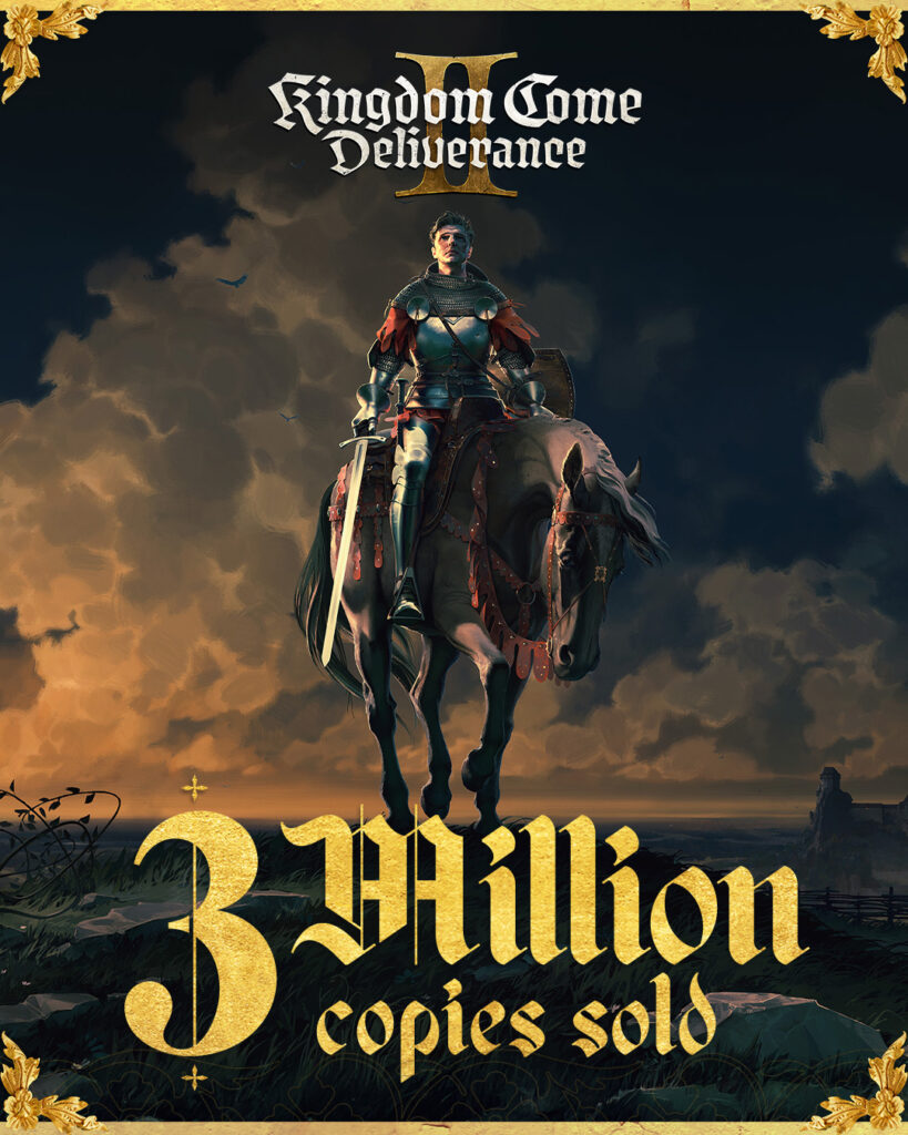 Kingdom come : deliverance ii dépasse les 3 millions de ventes