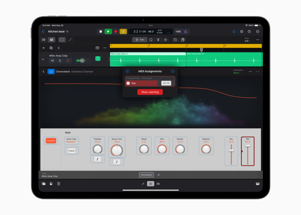 Nouveautés de la mise à jour de logic pro sur mac et ipad