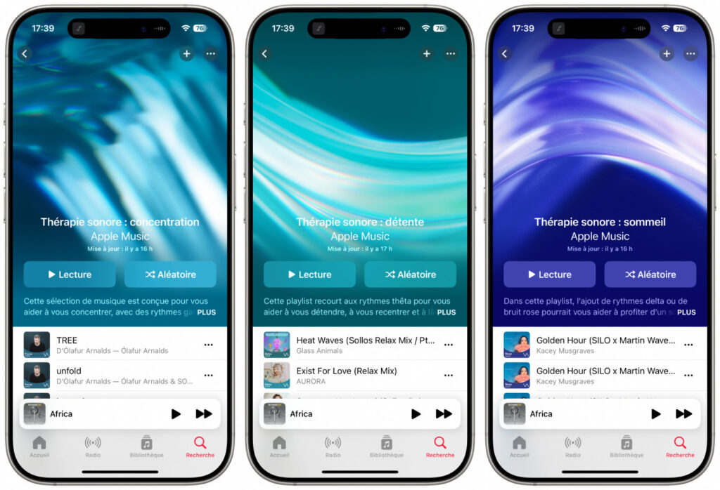 Apple music et universal music lancent une collection audio pour le bien-être Apple music et universal music lancent une collection audio pour le bien-être
