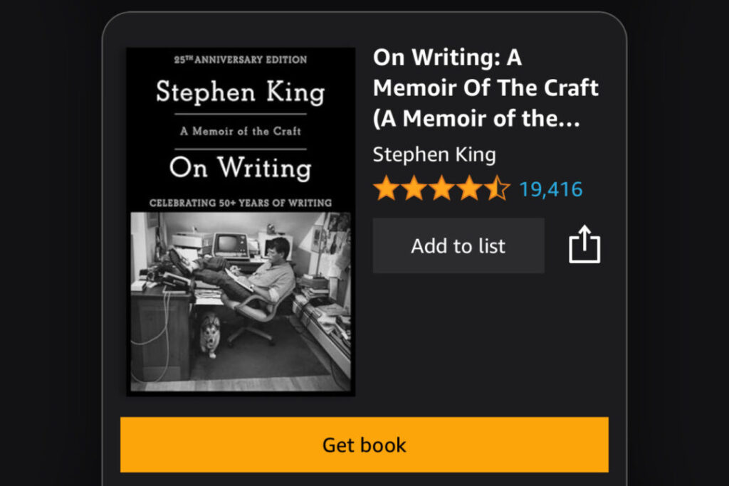Lapplication kindle damazon permet dacheter des livres sur ios