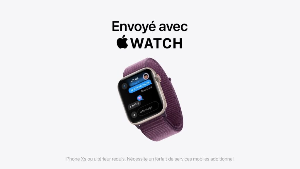 Apple watch : des publicités pour enfants mettant en avant la communication