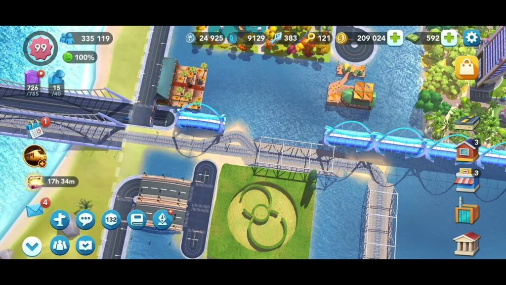 Sim city build it ajoute des trains et des bâtiments ferroviaires