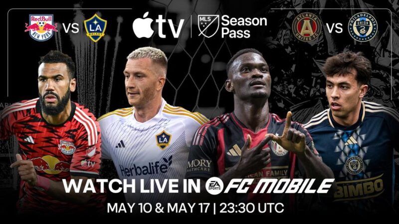 Ea sports fc mobile diffuse des matchs de la mls avec apple