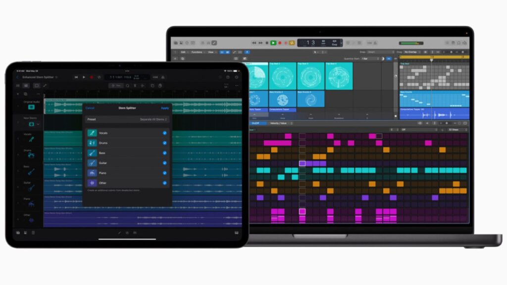 Nouveautés de la mise à jour de logic pro sur mac et ipad