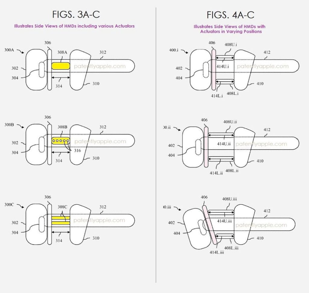 Apple vision pro : un brevet pour des écrans ajustables