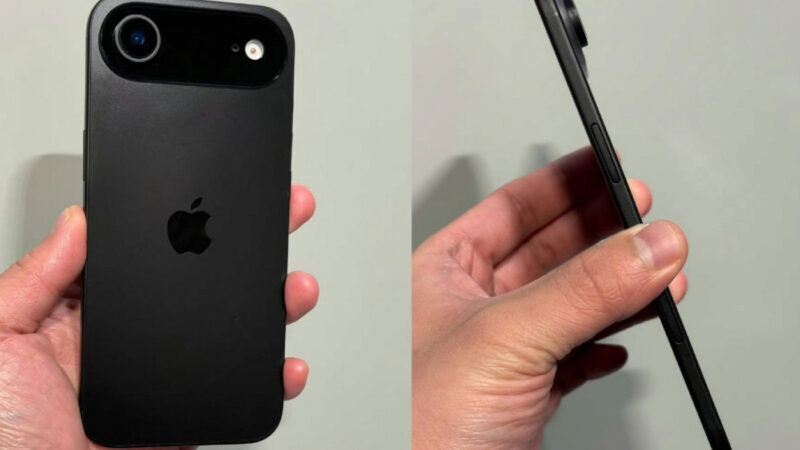 Changement de position pour la caméra frontale de l&rsquo;iphone 17 air