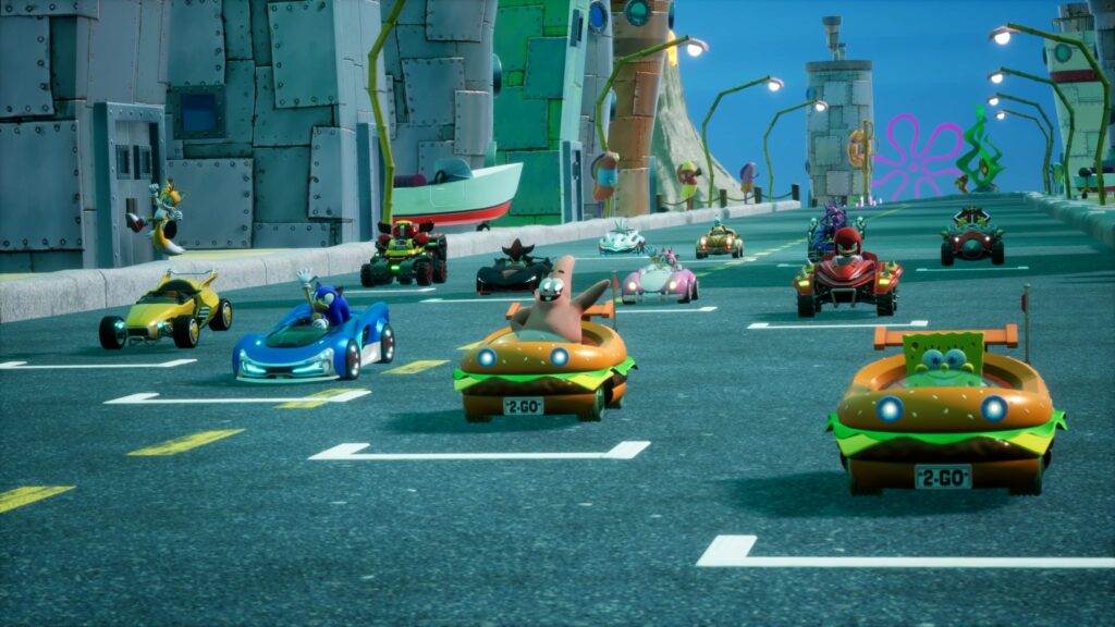 Sonic racing crossworlds et nickelodeon s'associent pour des personnages payants