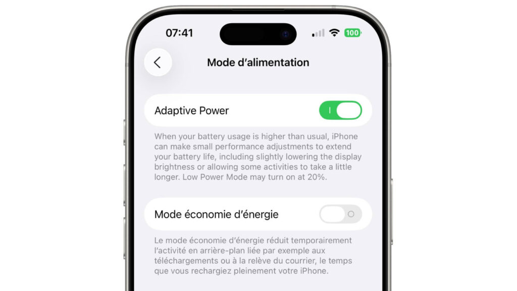 Ios 26 : nouvelle option pour prolonger l'autonomie des iphone