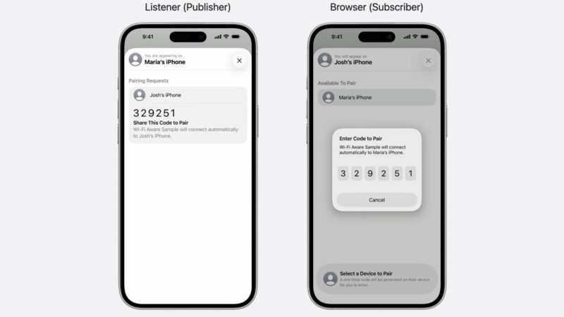 Ios 26 introduit wi-fi aware pour des alternatives à airdrop