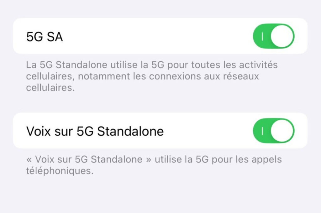Free Mobile et Bouygues Telecom lancent la 5G+ sur iPhone