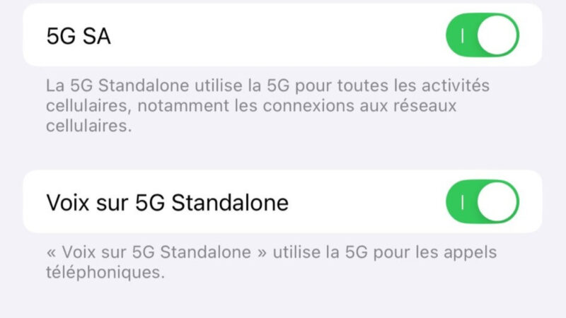 Free Mobile et Bouygues Telecom lancent la 5G+ sur iPhone