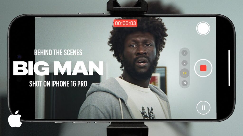 Apple présente big man, un court-métrage réalisé avec l'iphone 16 pro Apple présente big man, un court-métrage réalisé avec l'iphone 16 pro