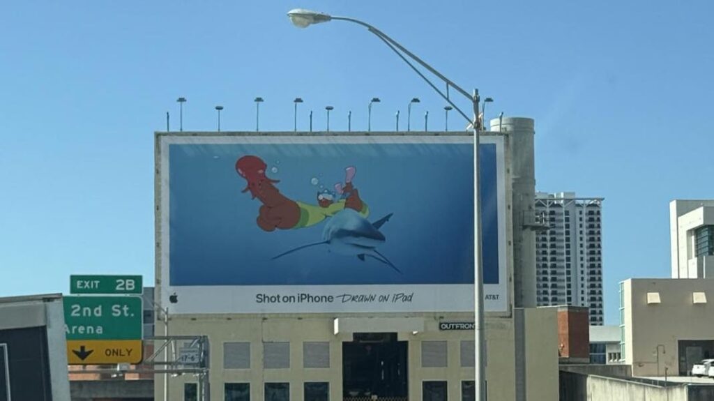 Un panneau publicitaire à miami suscite la controverse avec une illusion doptique