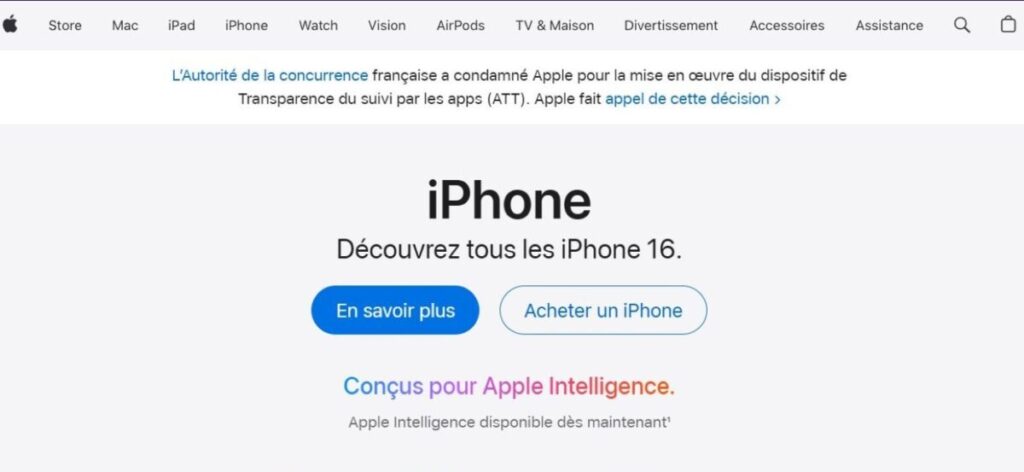 Apple france condamné pour abus de position dominante sur le suivi publicitaire