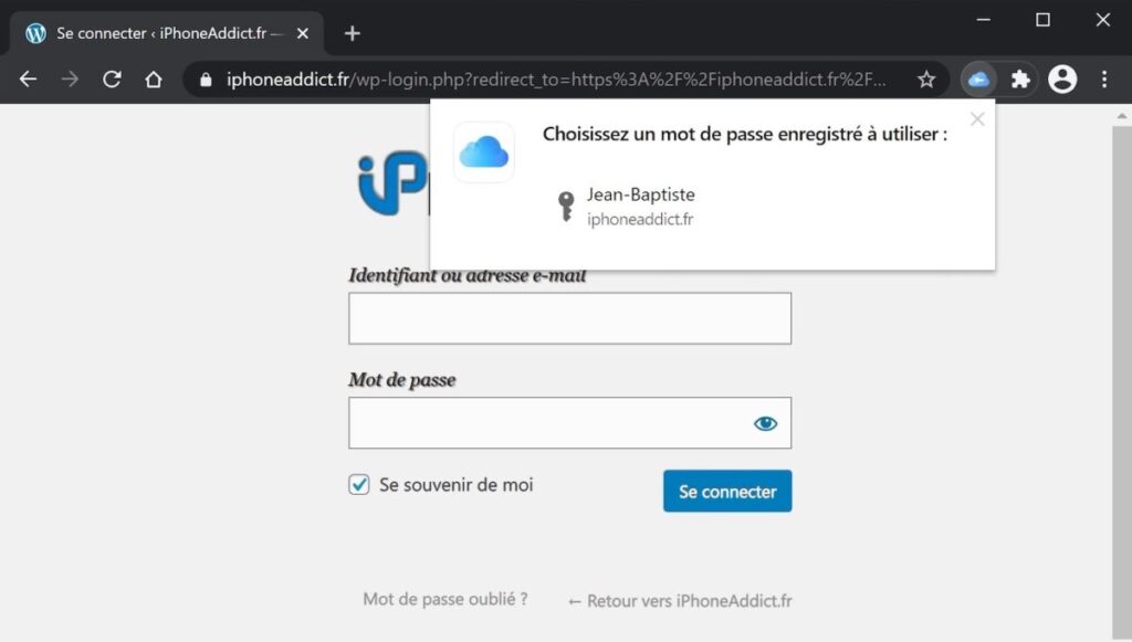 L'extension mots de passe icloud d'apple arrive sur firefox pour windows