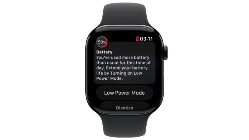 Watchos 26 optimise l&rsquo;autonomie de l&rsquo;apple watch