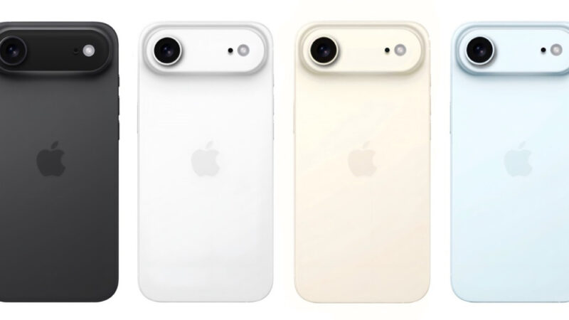 Liphone 17 air sera disponible en bleu ciel, mais pas le pro