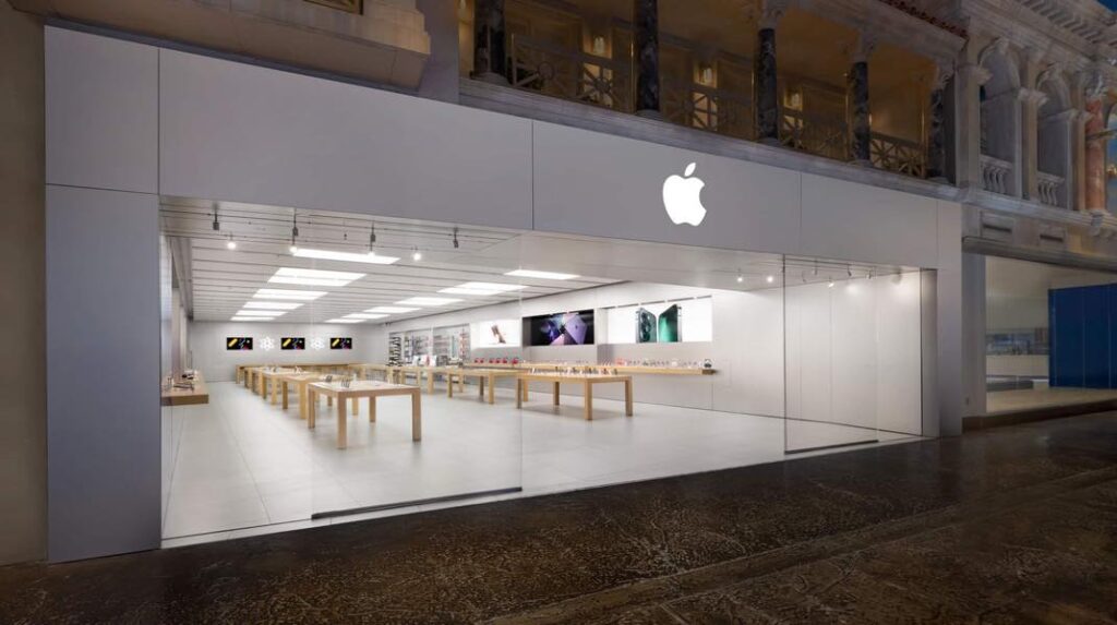 Fermeture temporaire de l'apple store de las vegas