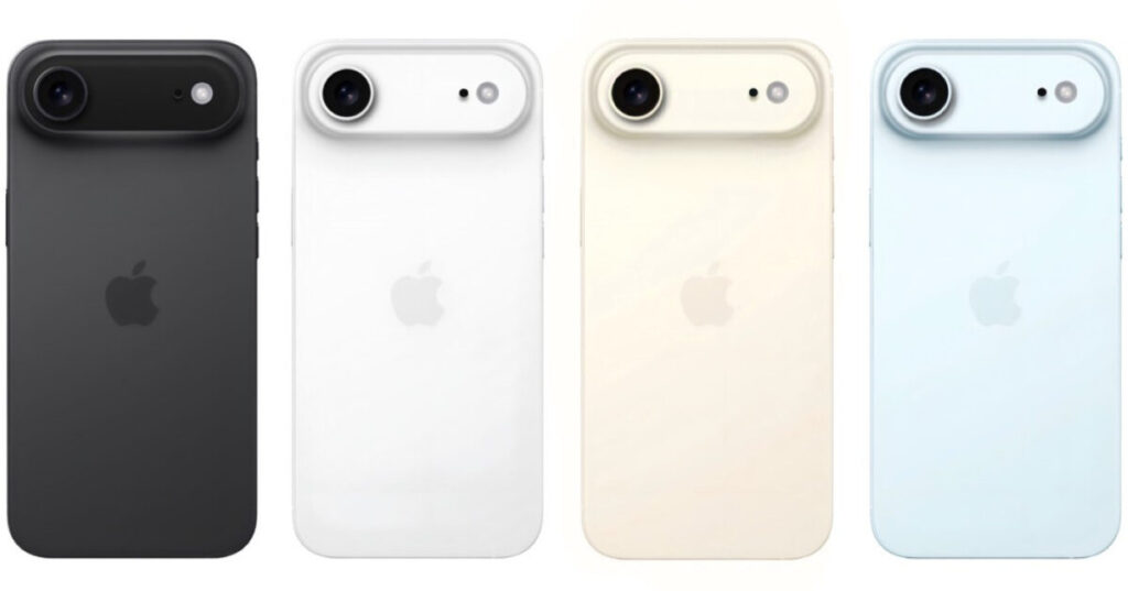 Quatre coloris pour liphone 17 air révélés