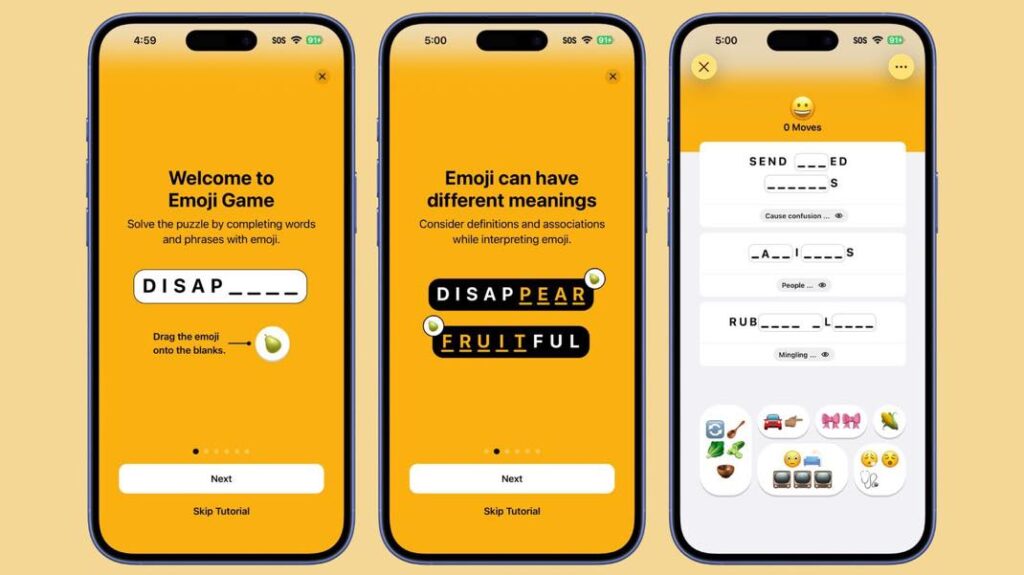 Apple lance le jeu emoji game pour les abonnés apple news+