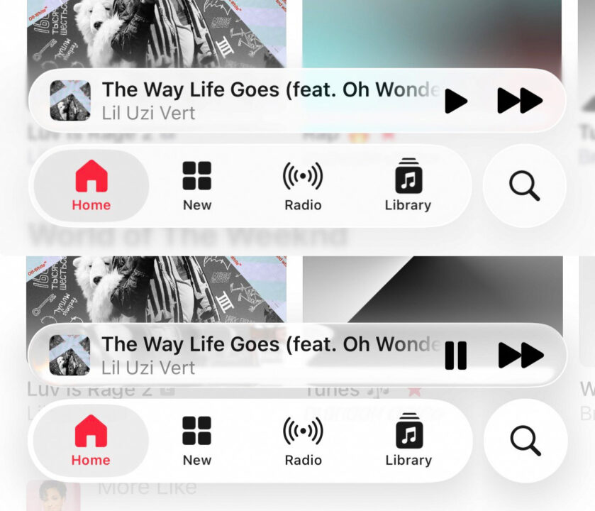 Ios 26 bêta 4 rétablit la transparence de l'interface liquid glass