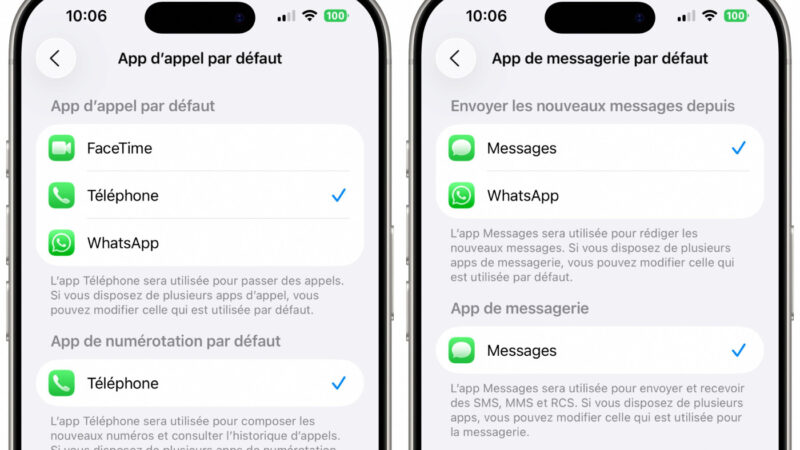 Ios 26 ouvre les appels et messages aux applications tierces en europe