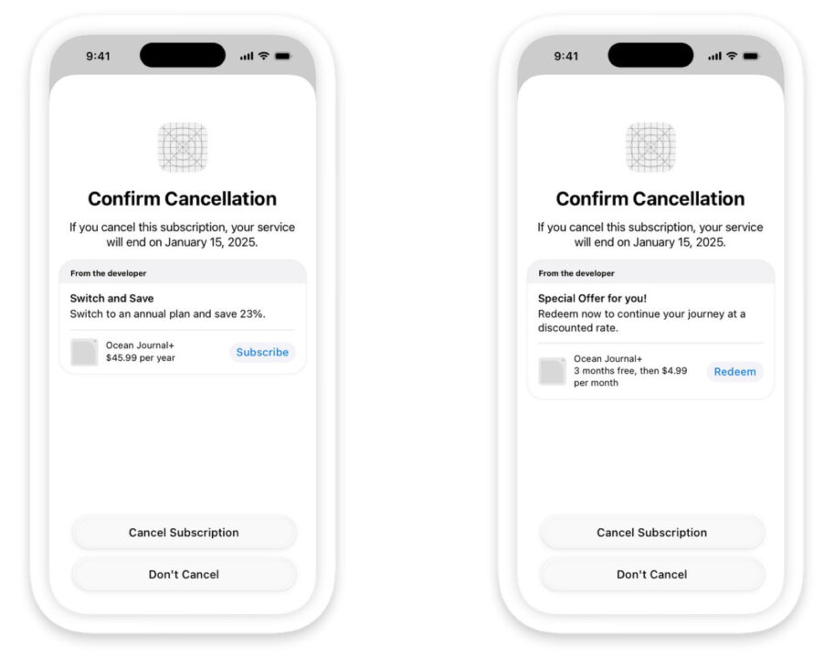 Apple lance une api pour réduire les désabonnements sur les applications