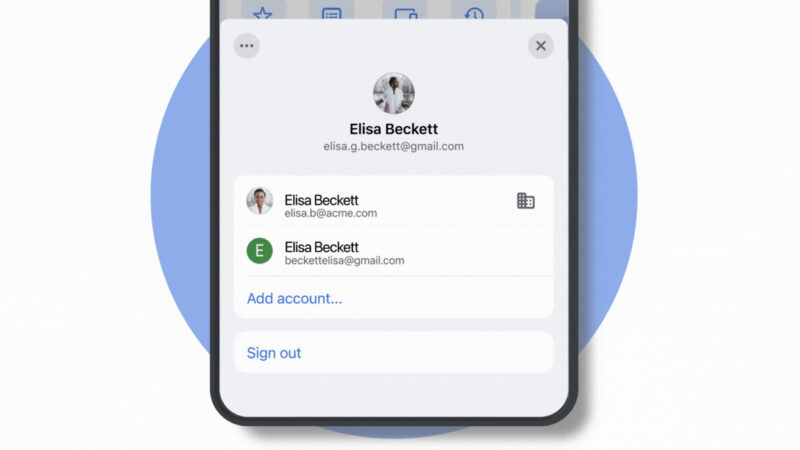 Google chrome sur ios simplifie la gestion des comptes pro et perso
