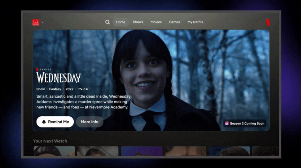 Nouvelle interface netflix sur apple tv disponible