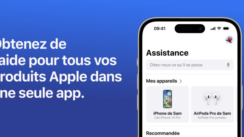 Le chatbot ia arrive dans lapplication assistance apple