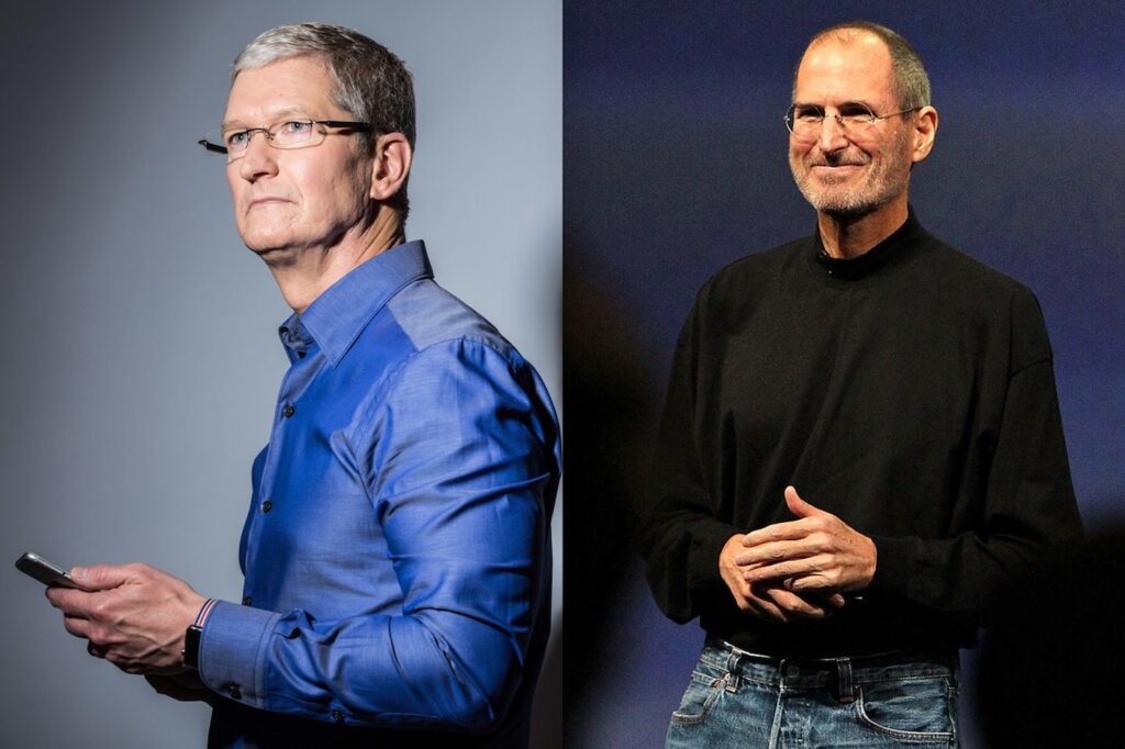 Tim cook dépasse steve jobs en tant que dirigeant d'apple